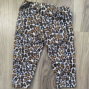 The Children's Place Leopard Print Leggings - White, Black & Brown